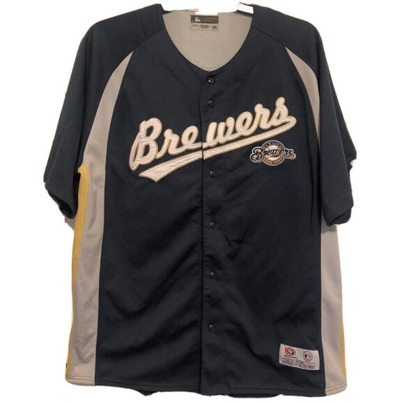 Milwaukee Brewers True Fan XL Baseball Jersey - Picture 1 of 7